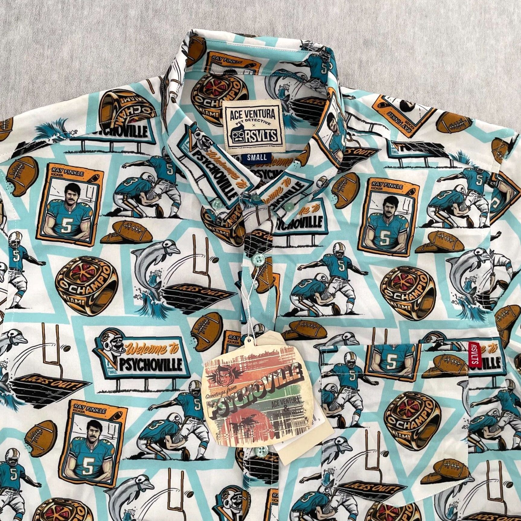 Vintage RSVLTS Shirt Adult Small Ace Ventura Psychoville Pet Detective Button Down Men S Size US S / EU 44-46 / 1 - 3 Thumbnail