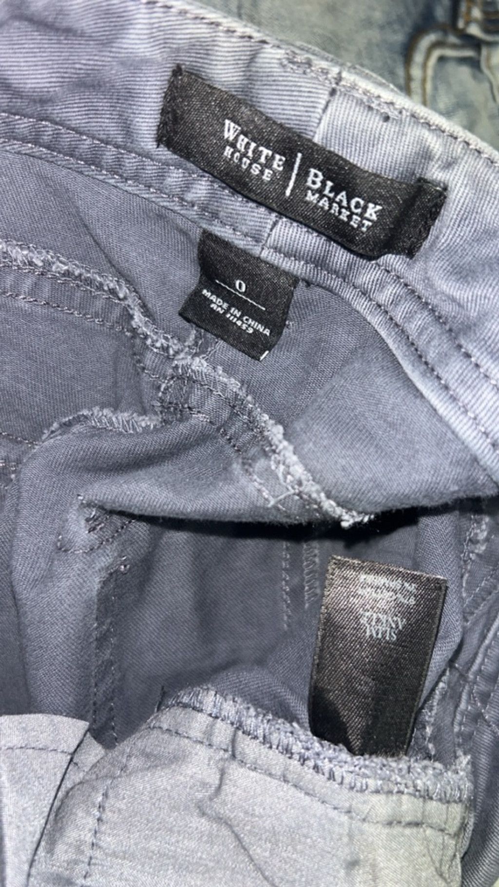 White House Black Market White House Black Market Gray Skinny Cargo Pants Size 0 Size 25" / US 0 / IT 36 - 5 Thumbnail
