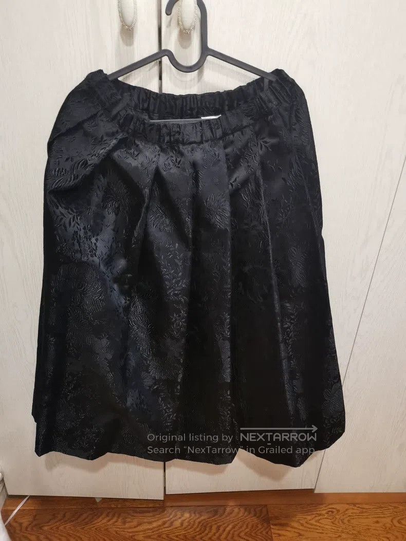 Comme des Garcons Comme Des Garcons size S Embroidered Half Skirt with Dark Size 23" - 1 Thumbnail