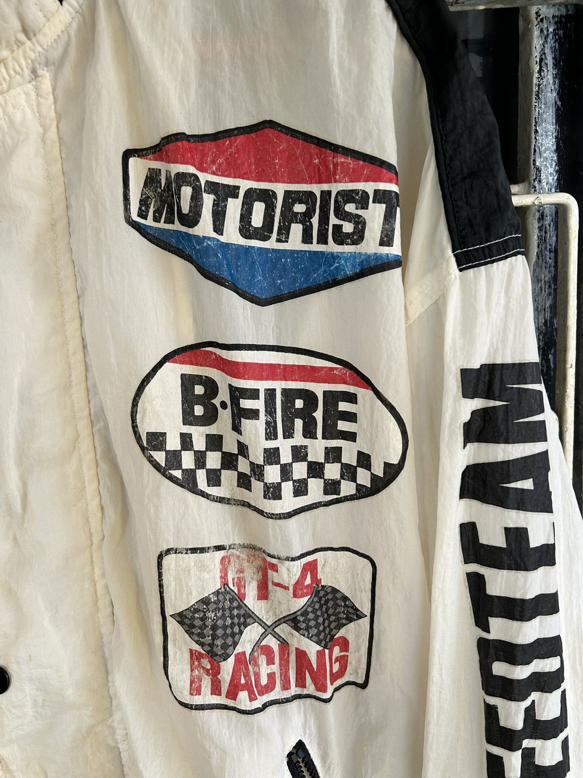 Vintage 💥RACING VINTAGE BACK FIRE RACING JACKET Size US XL / EU 56 / 4 - 4 Thumbnail
