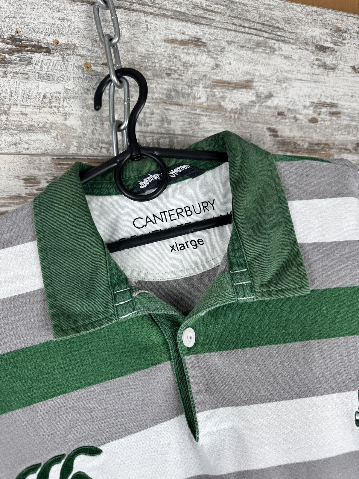 Canterbury of New Zealand × Vintage Mens Vintage Canterbury of New Zealand Ireland rugby tee Size US XL / EU 56 / 4 - 6 Thumbnail