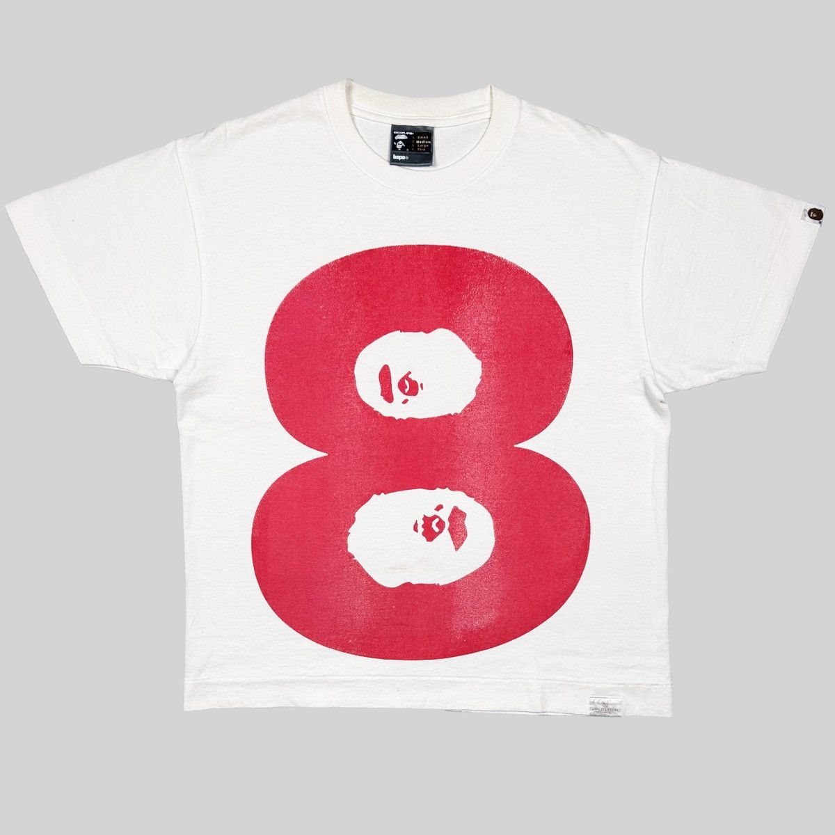 Bape Bape 8th Anniversary Bapexclusive Handprinted Tee Size US M / EU 48-50 / 2 - 1 Thumbnail