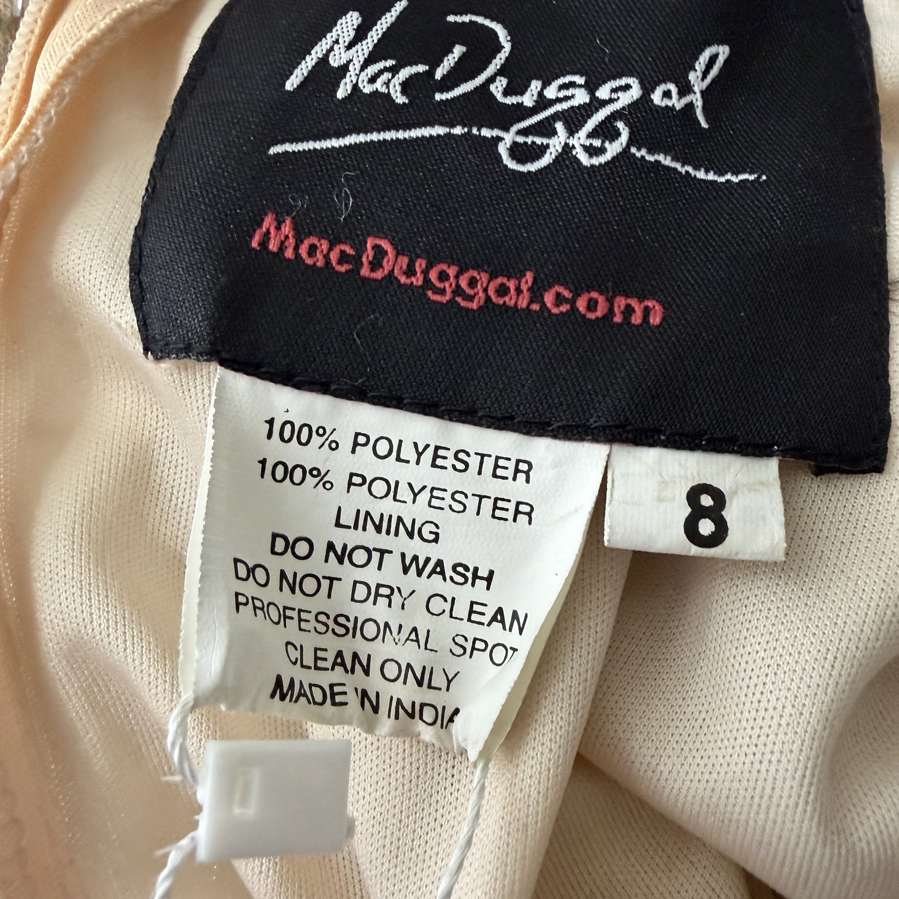 Mac Duggal Mac Duggal Beaded V-Neck Gown Dress flawed NWT Size M / US 6-8 / IT 42-44 - 9 Thumbnail