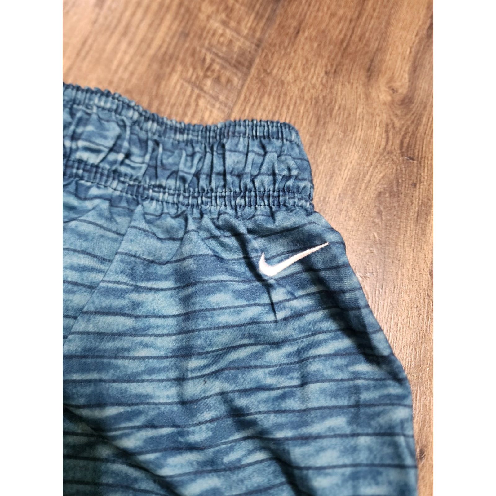 Nike Nike Mens XL Board Shorts Blue Green Swim Trunks Striped Surf Size US 36 / EU 52 - 3 Thumbnail