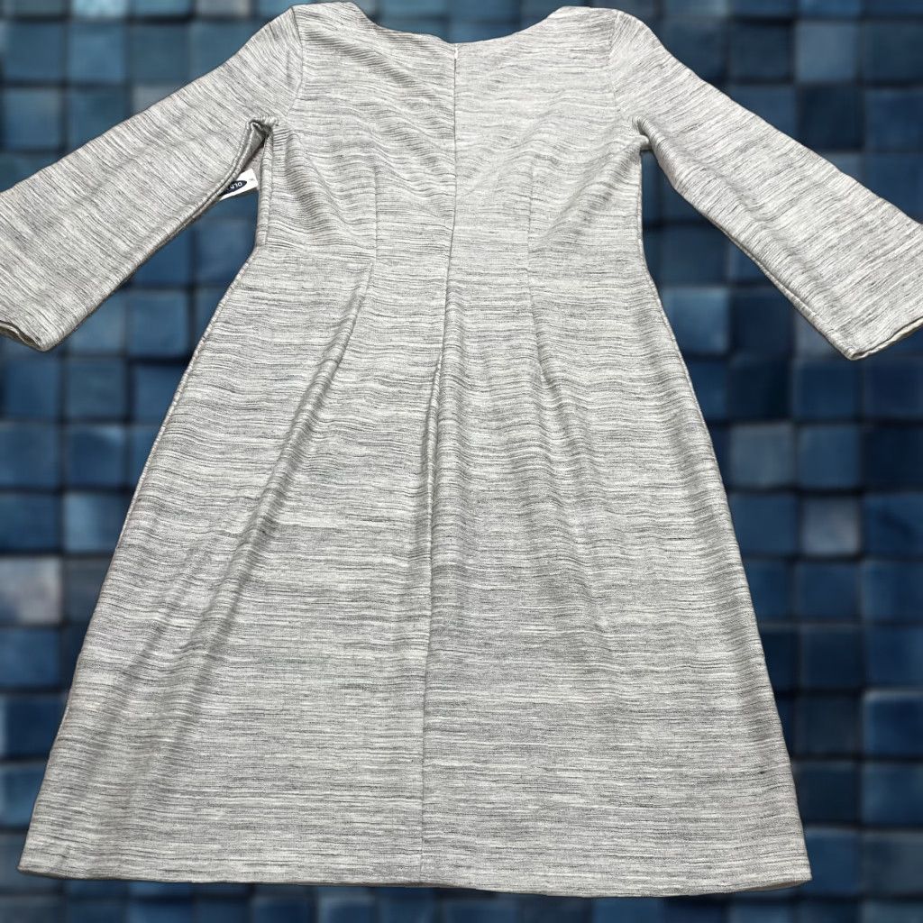 Old Navy NWT Old Navy Dress Womens Medium Gray Knit 3/4 Bell Sleeve Pullover Midi New Size M / US 6-8 / IT 42-44 - 1 Thumbnail