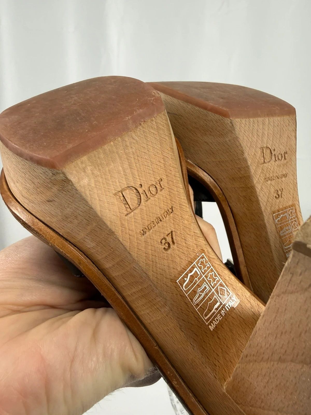 Dior Christian Dior Sandals Genuine Leather size 37 Size US 7 / IT 37 - 9 Thumbnail