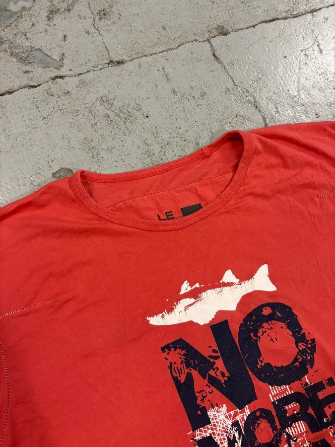 Marithe + Francois Girbaud 2000s Marithé + François Girbaud Red No More Sea T-Shirt Size US M / EU 48-50 / 2 - 5 Thumbnail