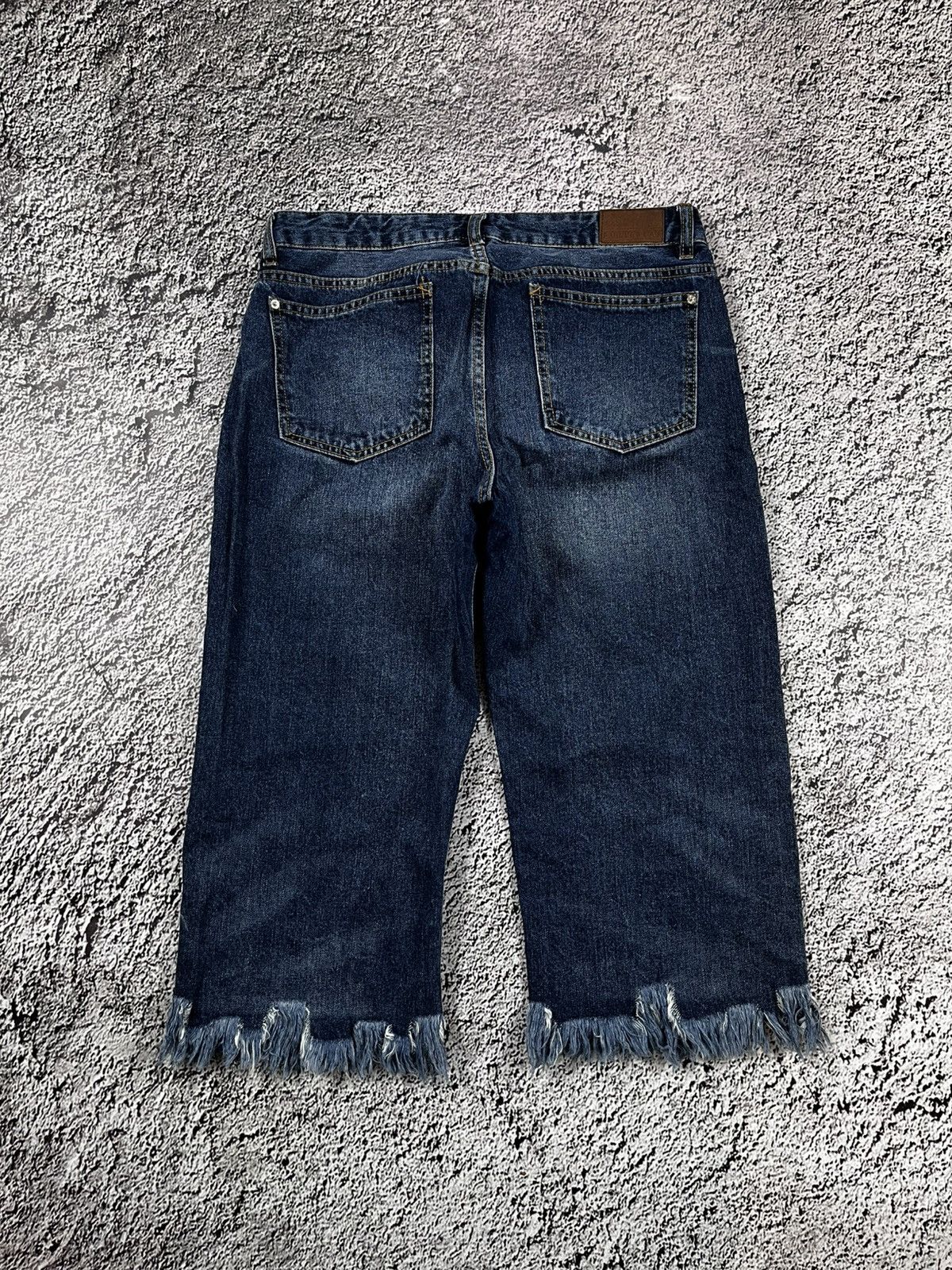 Vintage Vintage Y2K Faded washed 3/4 shorts breeches streetwear Size 30" / US 8 / IT 44 - 4 Thumbnail