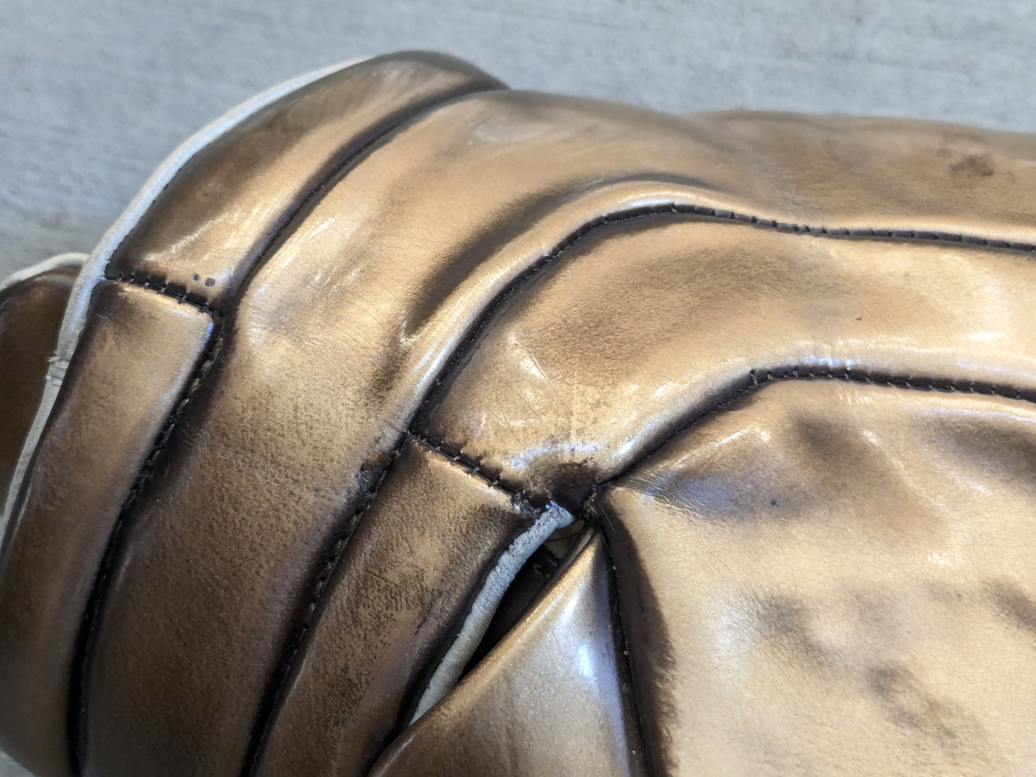 Maison Margiela Maison Margiela Future Gold 10 43 High Tops Leather Gum Size US 10 / EU 43 - 15 Thumbnail