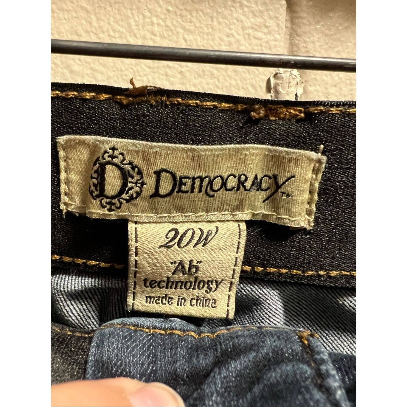 Other Democracy “Ab” Technology Skinny Jeans Woman’s Size 20W -Fla Size 42" / US 20 - 8 Thumbnail