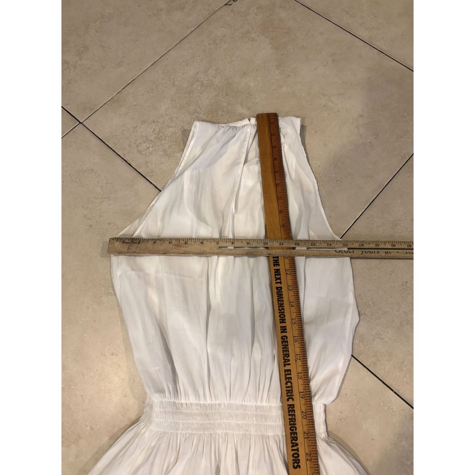 Ramy Brook Ramy Brook Dress Womens Small White Sleeveless V Neck Elastic Waist Mini Casual Size S / US 4 / IT 40 - 4 Thumbnail