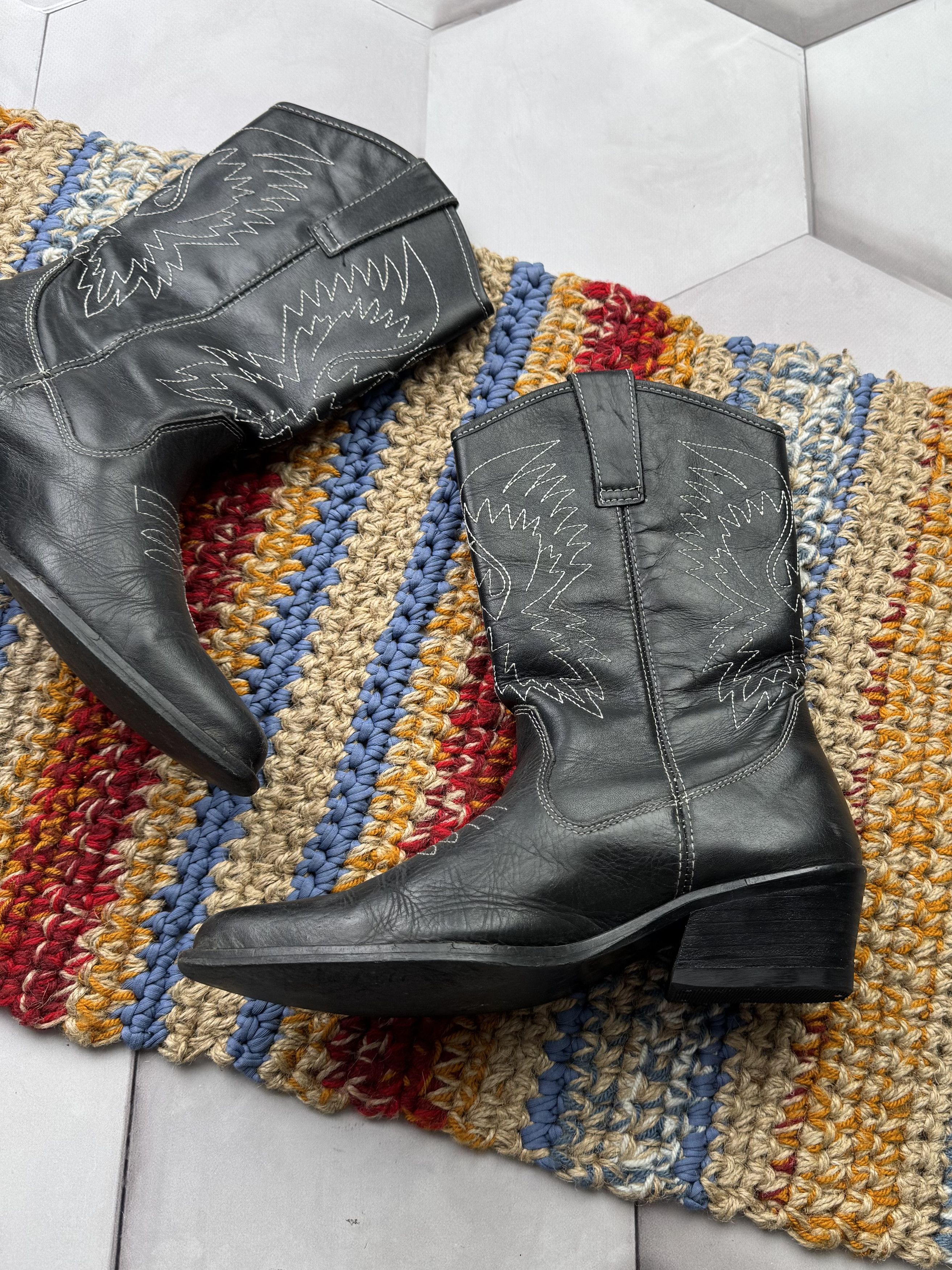 Japanese Brand Vintage Cowboy Boots Size US 7 / IT 37 - 7 Thumbnail