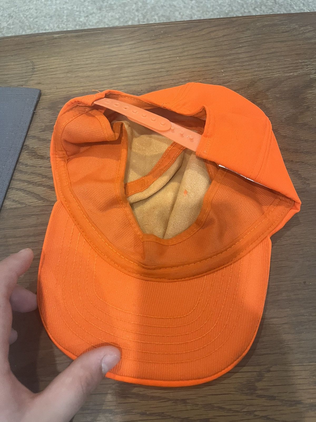 Vintage Orange Hunters y2k Hat Size ONE SIZE - 2 Thumbnail