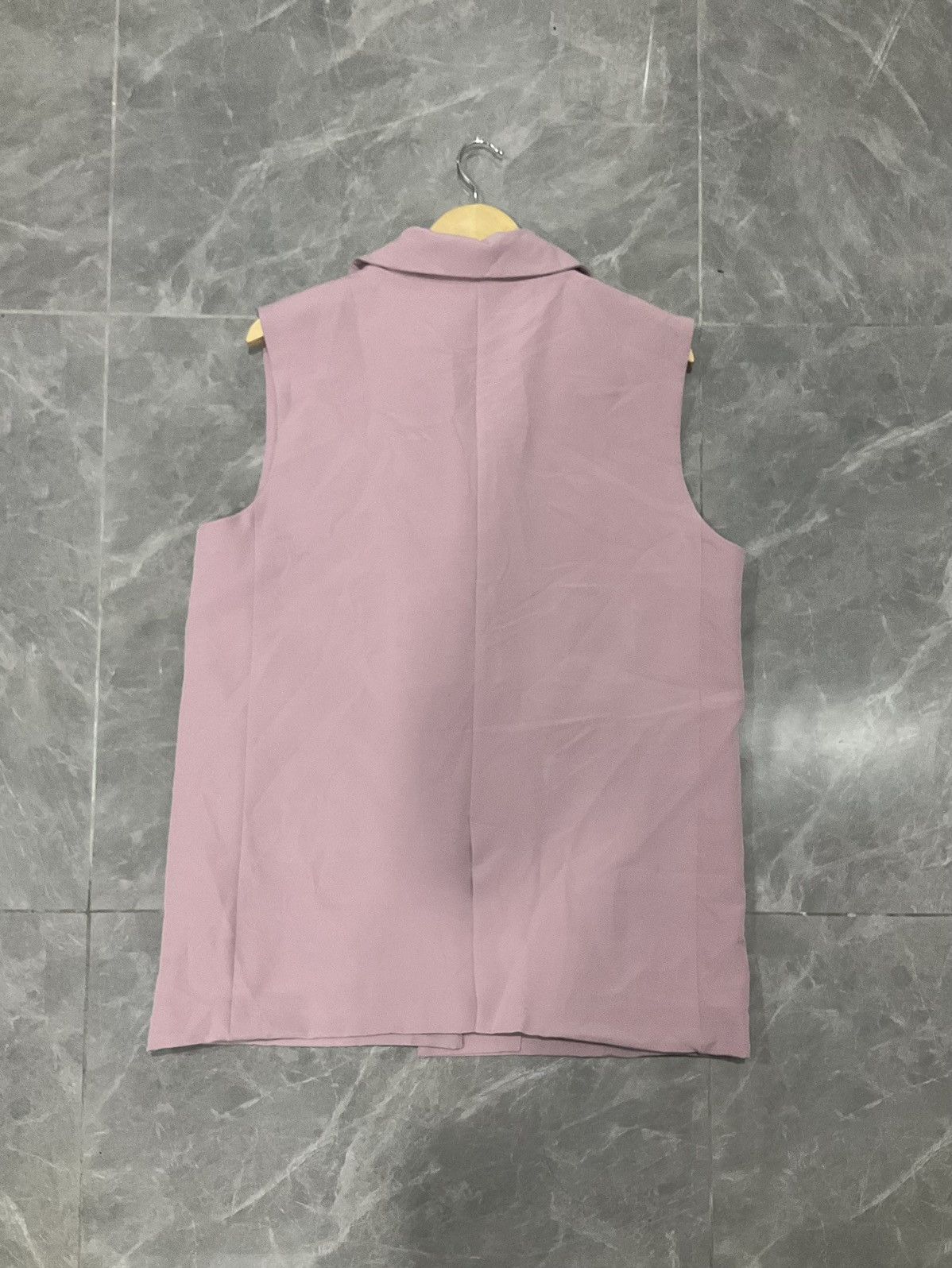 Grailed × Japanese Brand × Other Destock Women Sleeveless Blazer Vest Casual Size L / US 10 / IT 46 - 6 Thumbnail