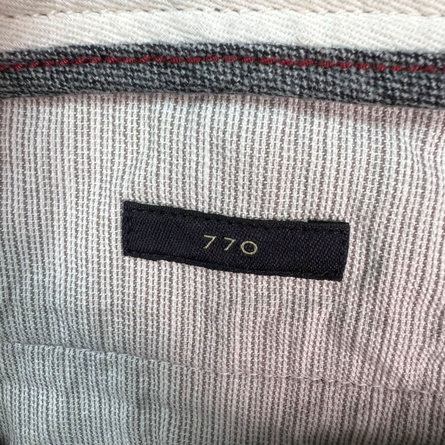 J.Crew J. Crew Slim Chino Pants Gray 31x32 Mens 100% Cotton Flat Front Straight Leg Vintage No Size US 31 - 4 Thumbnail
