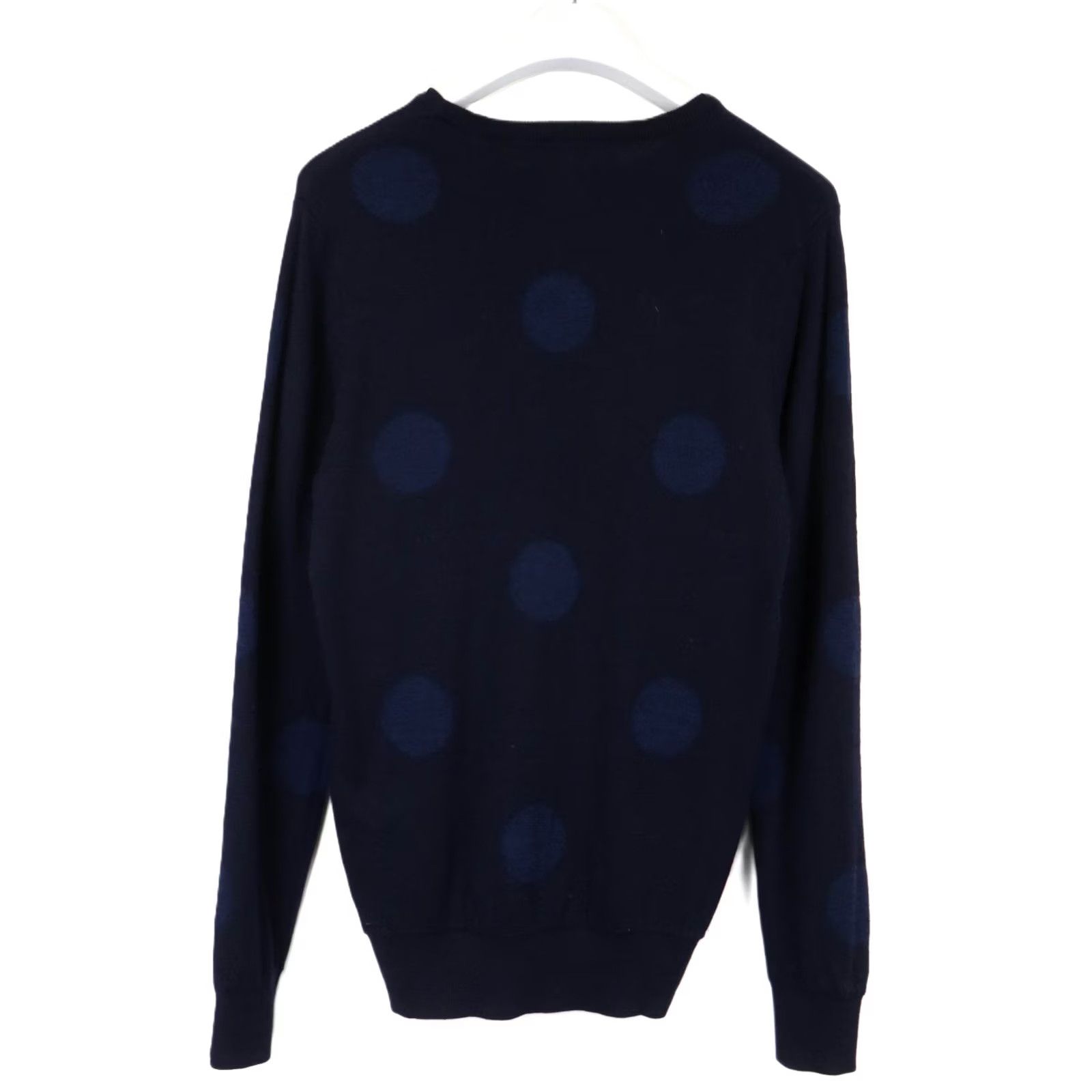 Scotch & Soda SCOTCH & SODA Jumper Men's MEDIUM Blue Pure Merino Wool Crew Neck Patterned Size US M / EU 48-50 / 2 - 2 Thumbnail