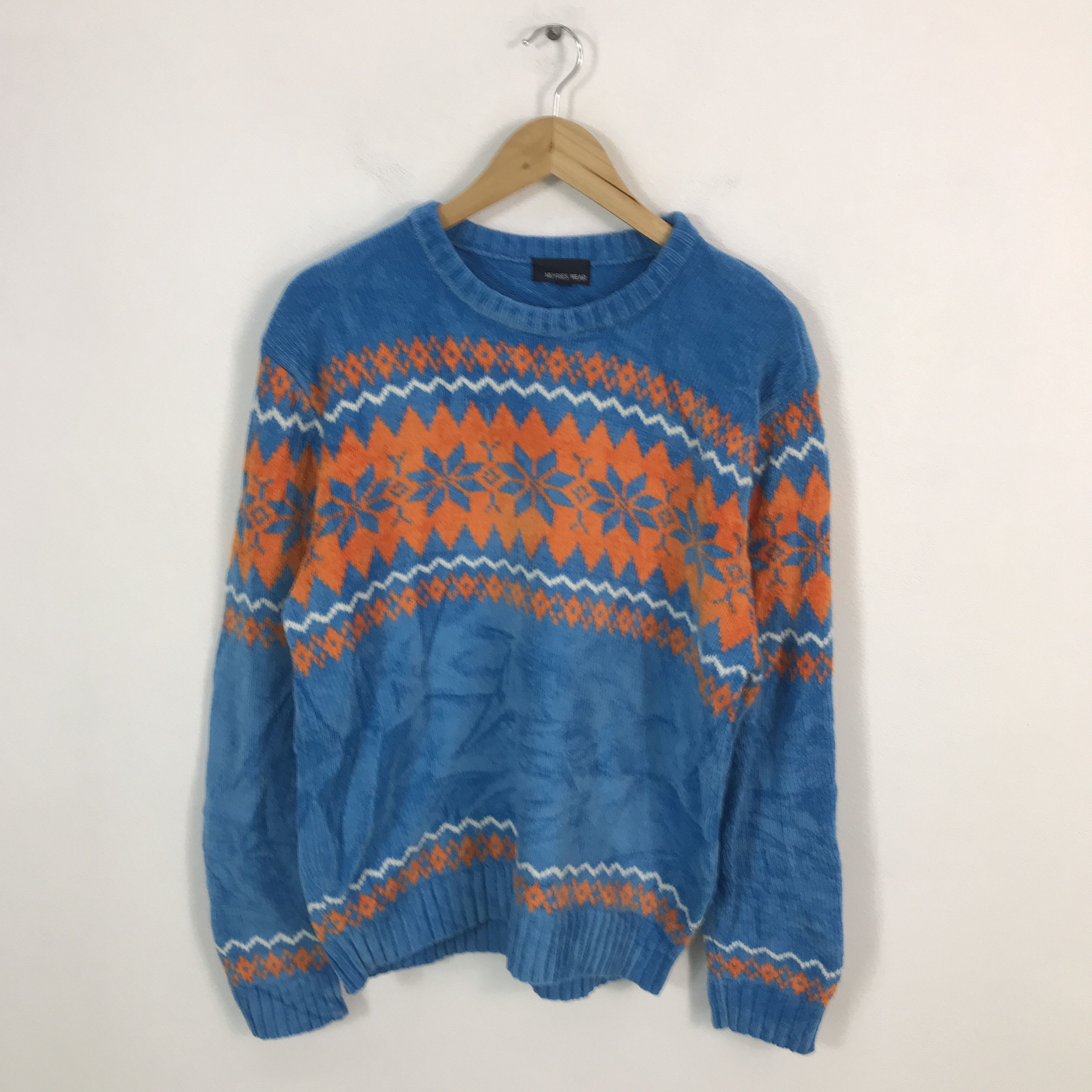 Japanese Brand Navajo Neyries wear Knitwear design jacket Size US M / EU 48-50 / 2 - 1 Thumbnail