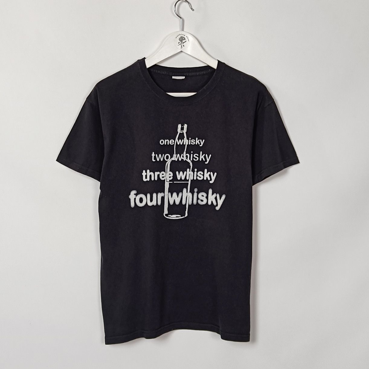 Vintage one more whiskey vintage funny t shirt stoned Size US L / EU 52-54 / 3 - 1 Thumbnail