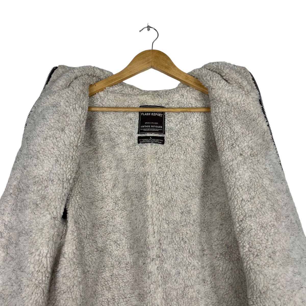 Designer × Japanese Brand × Native 💥FATIGUES FLASH REPORT NATIVE SHERPA JACKET Size US M / EU 48-50 / 2 - 13 Thumbnail