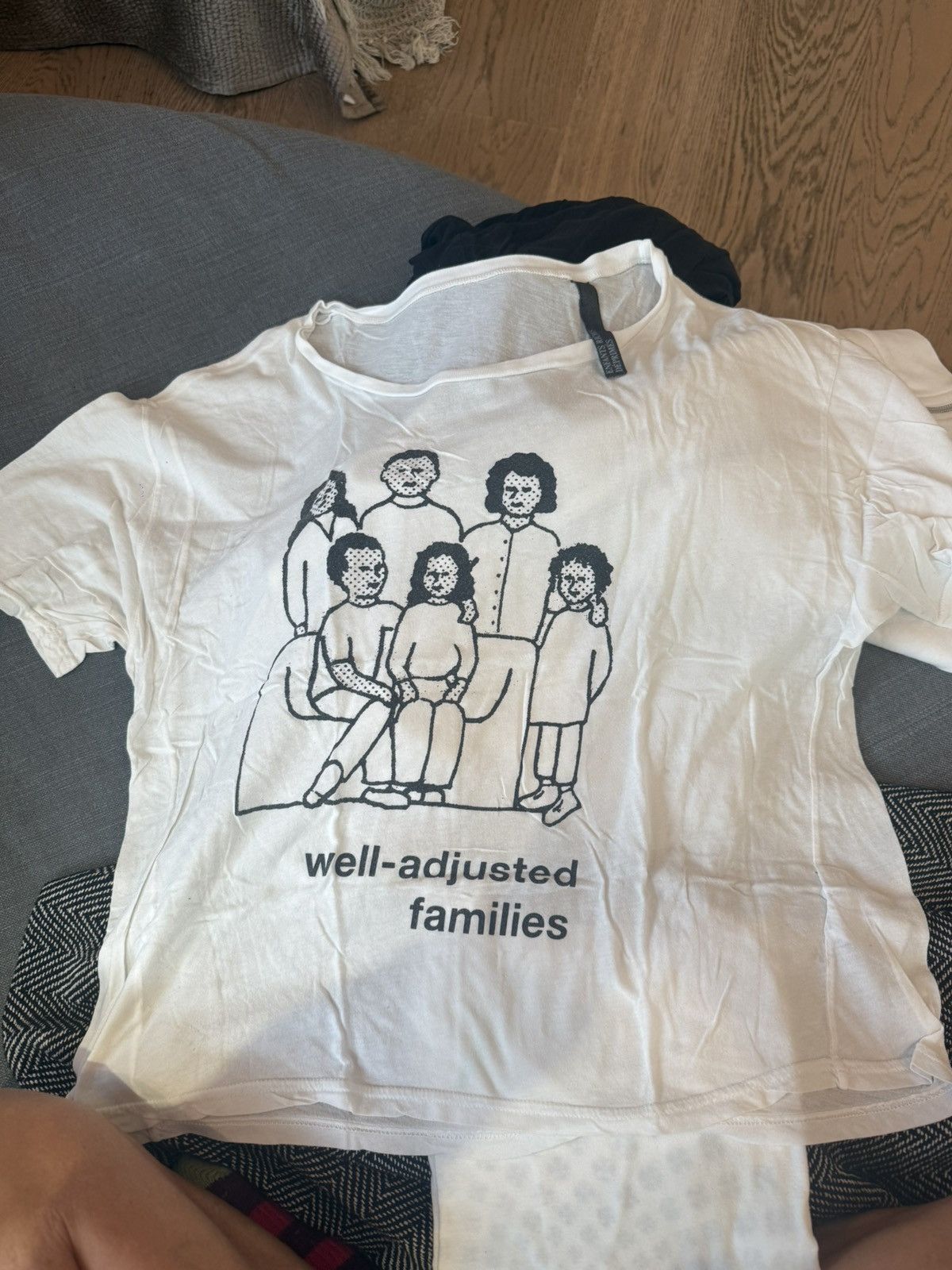 Enfants Riches Deprimes ENFANTS RICHES DÉPRIMÉS “Well-Adjusted Families” Tee — White Size US M / EU 48-50 / 2 - 1 Thumbnail