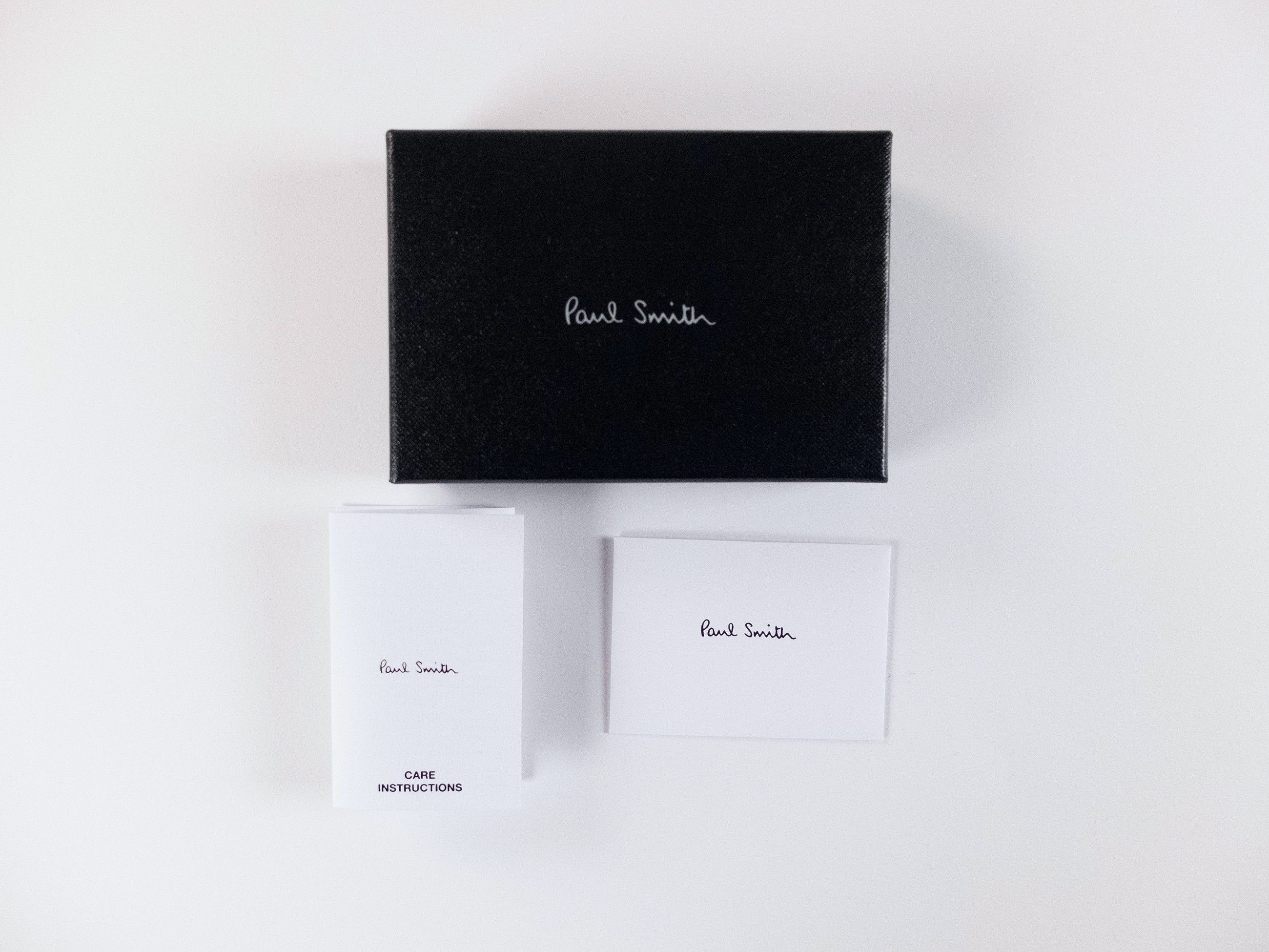 Paul Smith PAUL SMITH blue signature stripe pullout leather card holder Size ONE SIZE - 8 Thumbnail