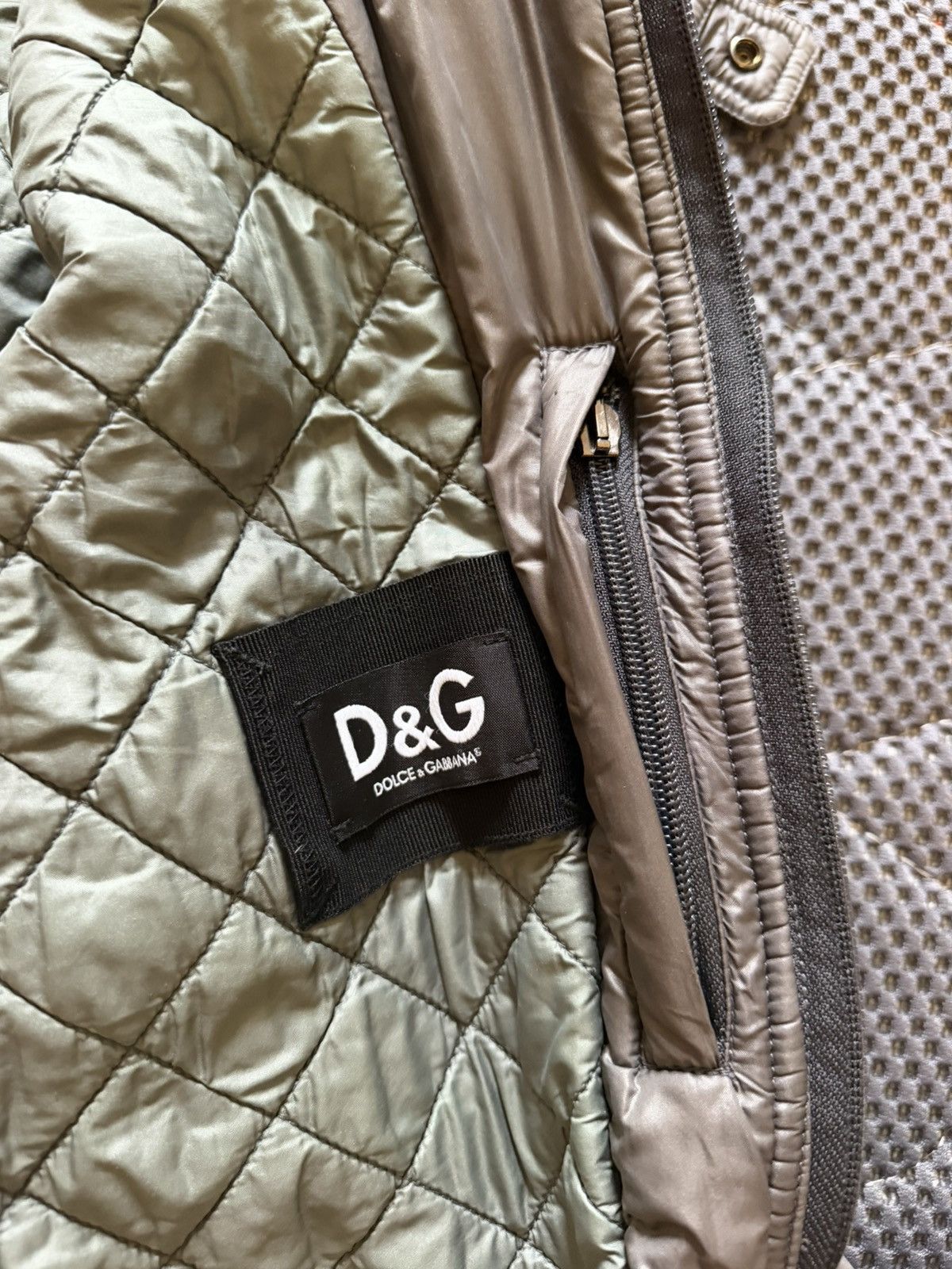 Dolce & Gabbana DG Dolce & Gabbana Grey Cotton Jacket Size US M / EU 48-50 / 2 - 8 Thumbnail