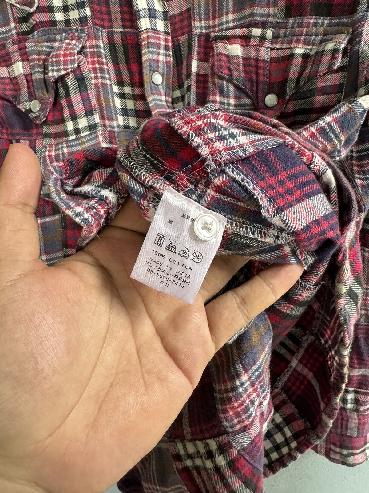 Beauty Beast × If Six Was Nine × Japanese Brand Westren Naminoritatsujin Patchwork Kapital Style Size US L / EU 52-54 / 3 - 10 Thumbnail
