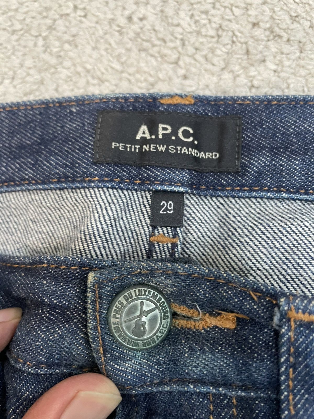 A.P.C. Best Buy‼️ A.P.C Petit New Standard Selvedge Distressed Size US 30 / EU 46 - 6 Thumbnail
