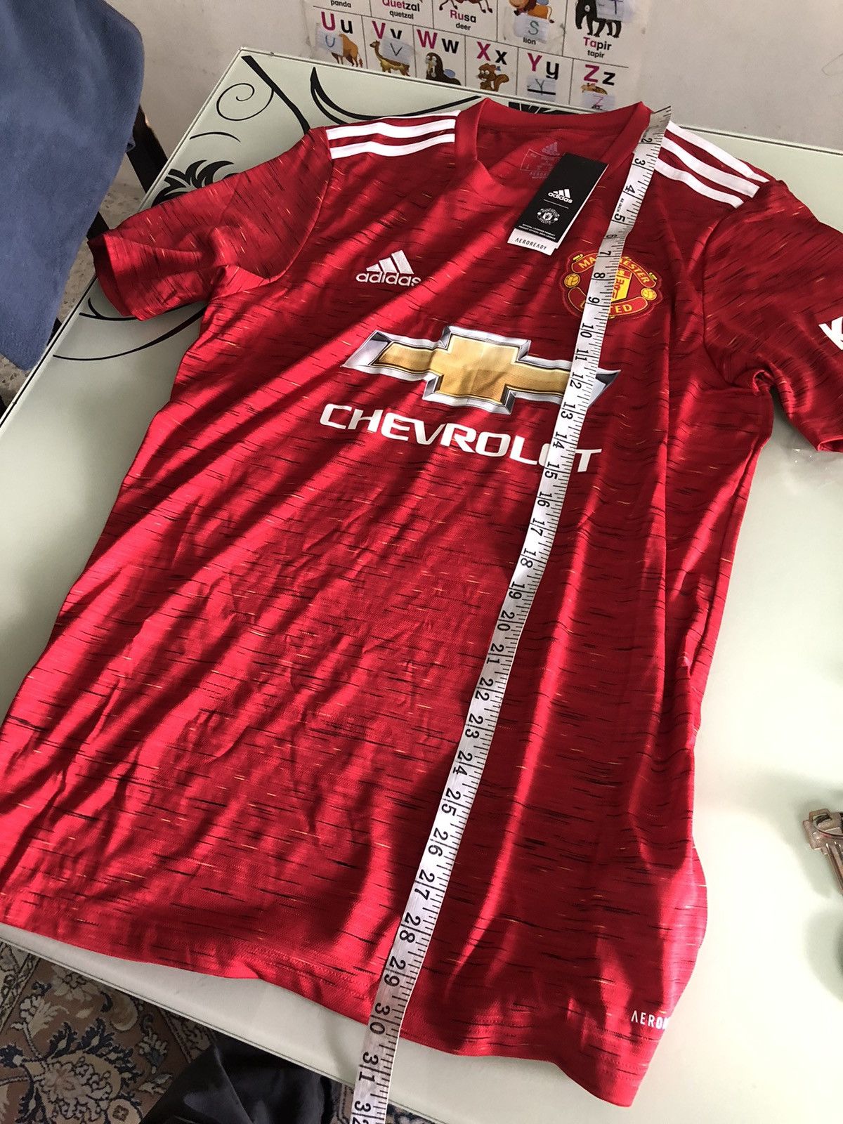 Adidas Authentic❗️Adidas Manchester United Jersey Size US M / EU 48-50 / 2 - 21 Thumbnail