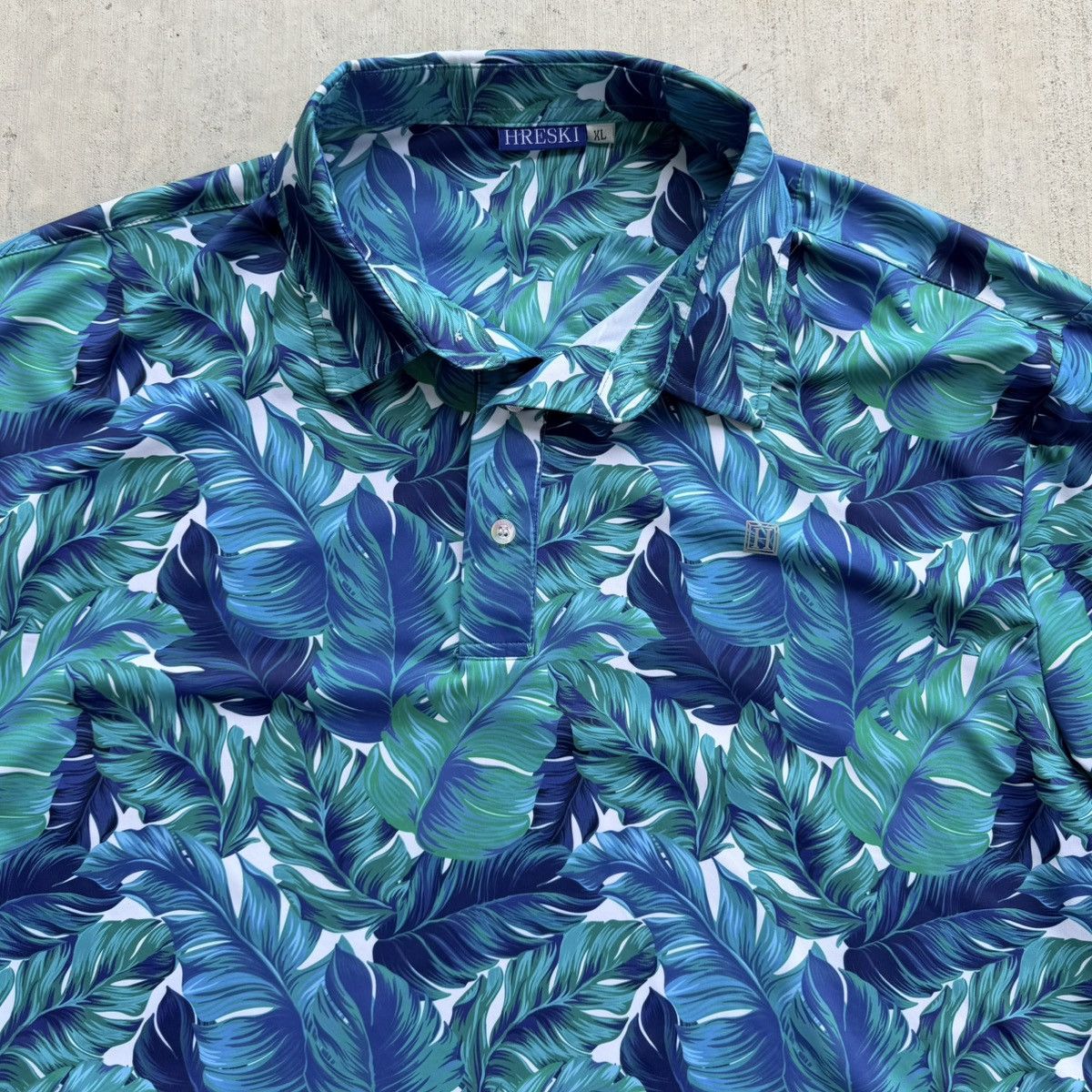 Other Hreski Golf Polo Shirt Floral All Over Print Size XL Size US XL / EU 56 / 4 - 2 Thumbnail