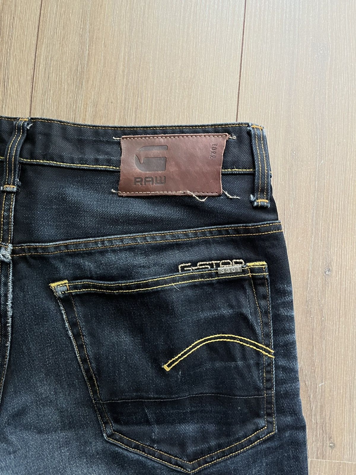 G-Star Luxury Vintage Gstar Raw 3301 🔥 pants, jeans. Made vietnam 🇻🇳 Size US 31 - 12 Thumbnail