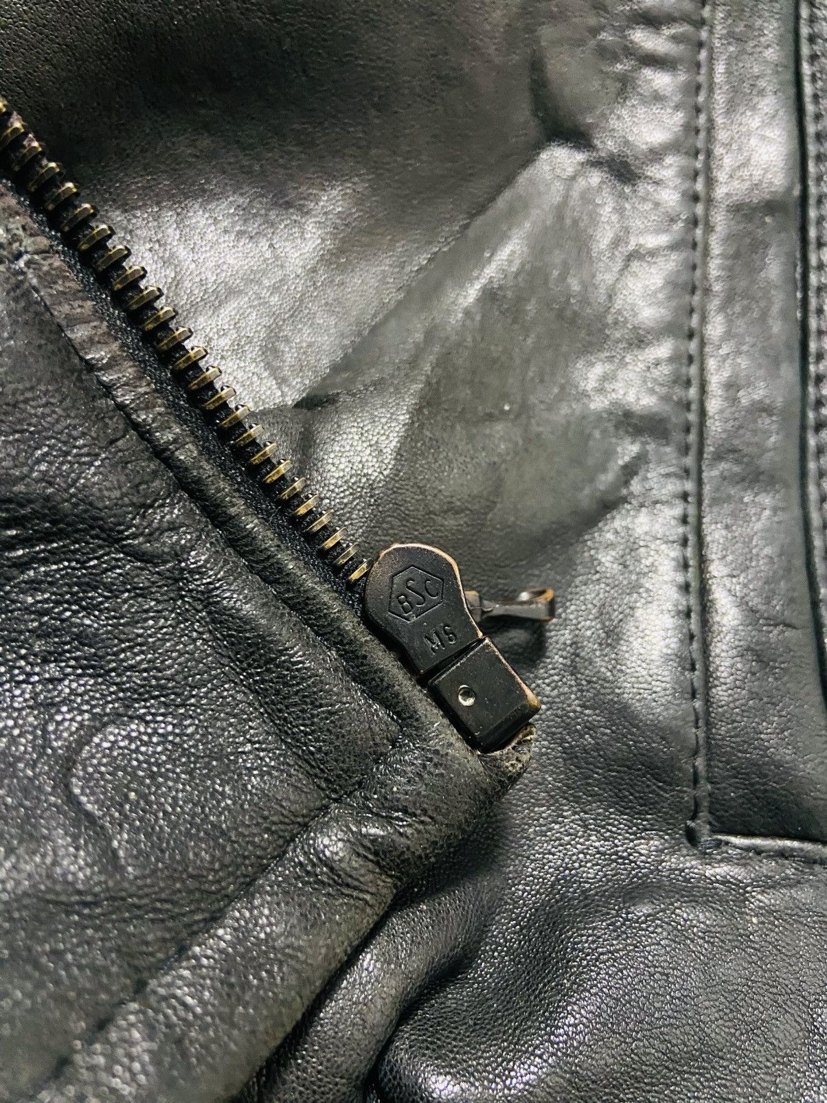 Ermenegildo Zegna Ermenegildo Zegna Leather Bomber Jacket (Made in Italy) Size US L / EU 52-54 / 3 - 12 Thumbnail