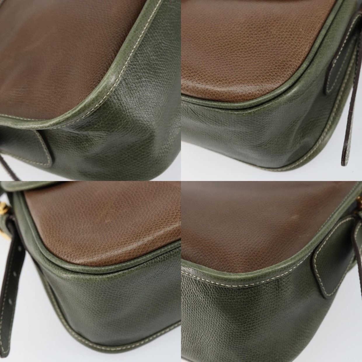 Loewe Loewe Anagram Leather Shoulder Bag Gold Size ONE SIZE - 14 Thumbnail