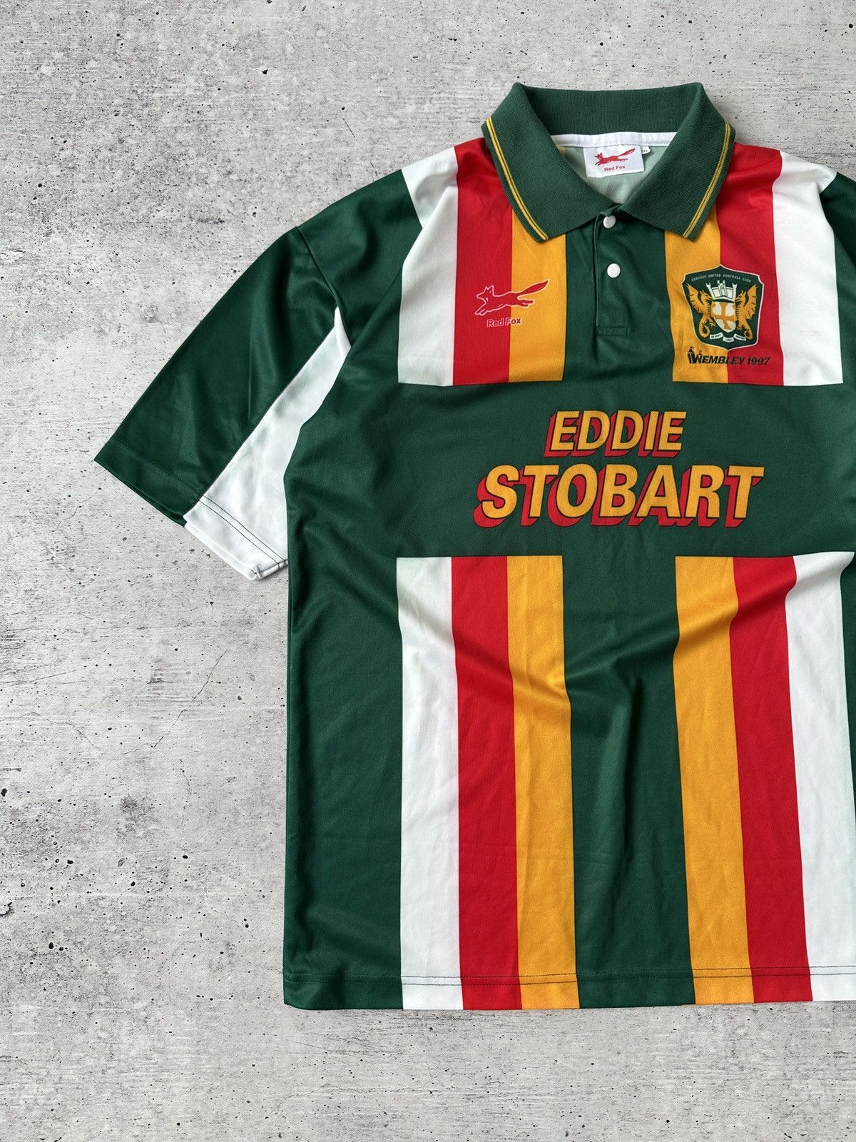Vintage Carlisle United Away Football Shirt 1995/1997 Retro Jersey Size US XXL / EU 58 / 5 - 2 Thumbnail