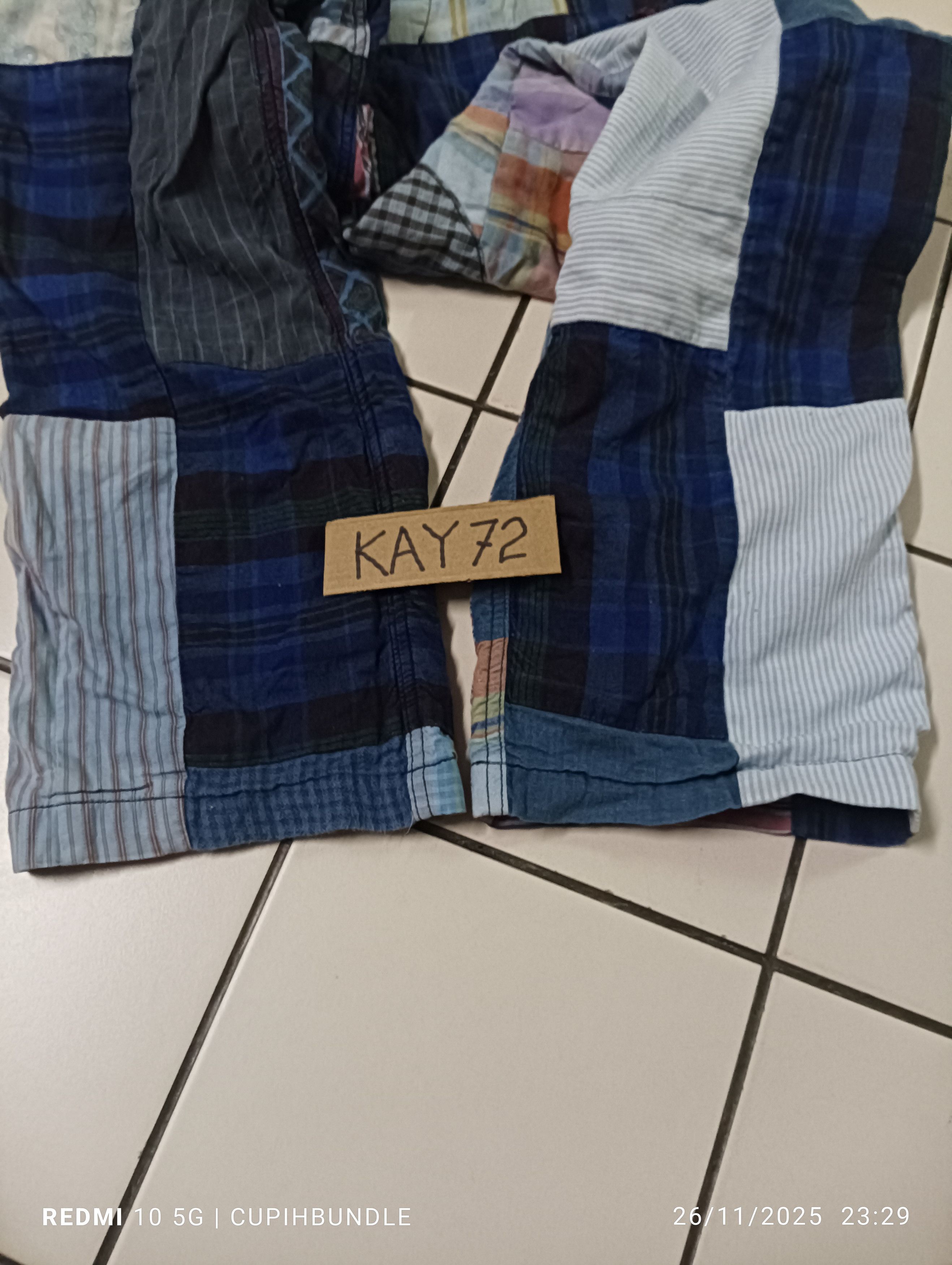 Japanese Brand A REINCARNATION:key PATCHWORK PANTS Size US 33 - 15 Thumbnail