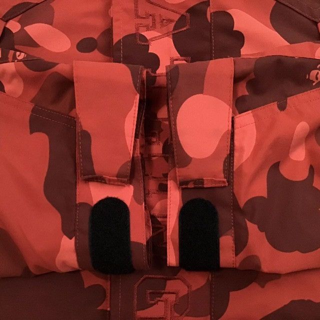 Bape Red camo BAPE hoodie snowboard jacket a bathing ape Size US M / EU 48-50 / 2 - 5 Thumbnail