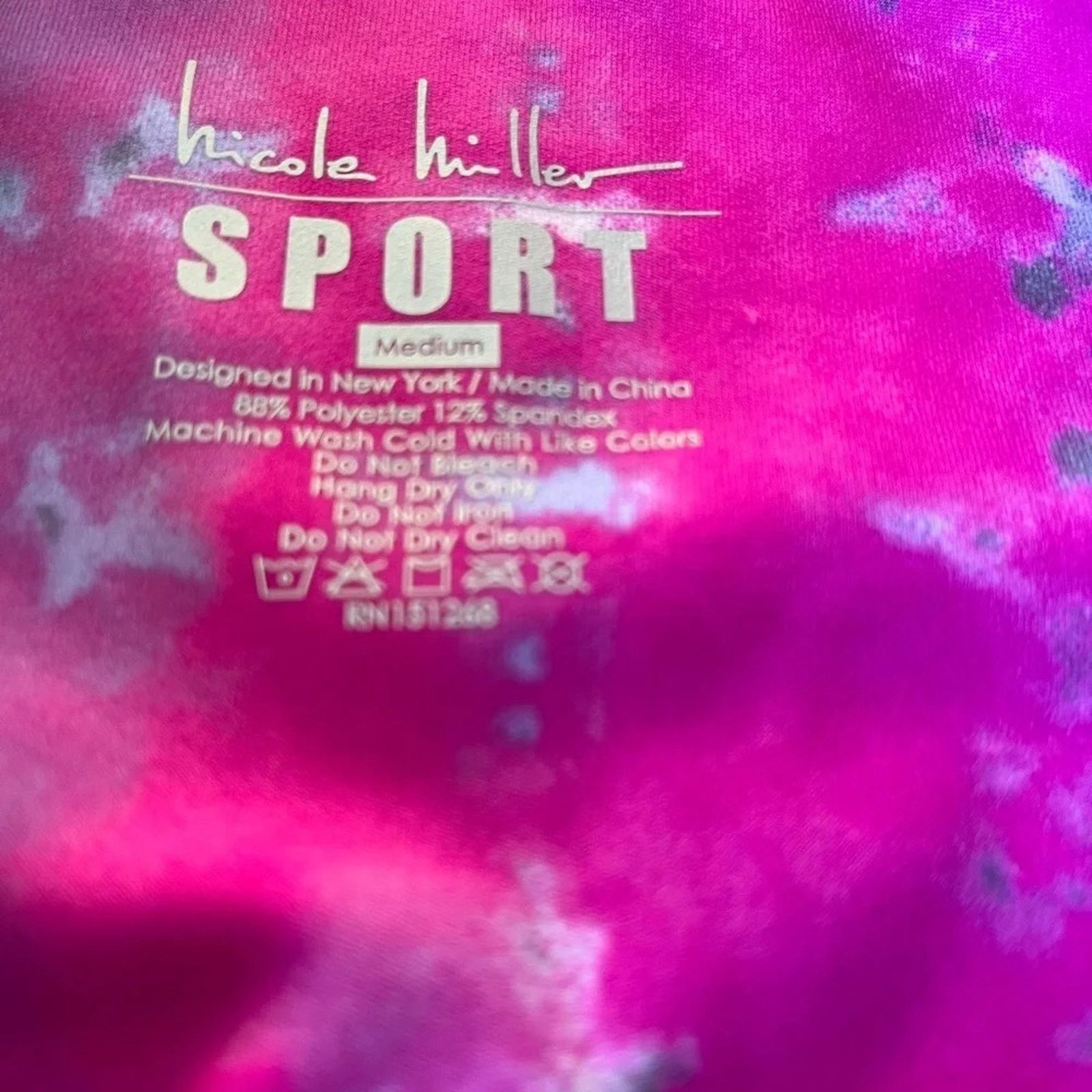 Nicole Miller Nicole Miller Harbor tie dyed high rise leggings, Size med Size 30" / US 8 / IT 44 - 3 Thumbnail