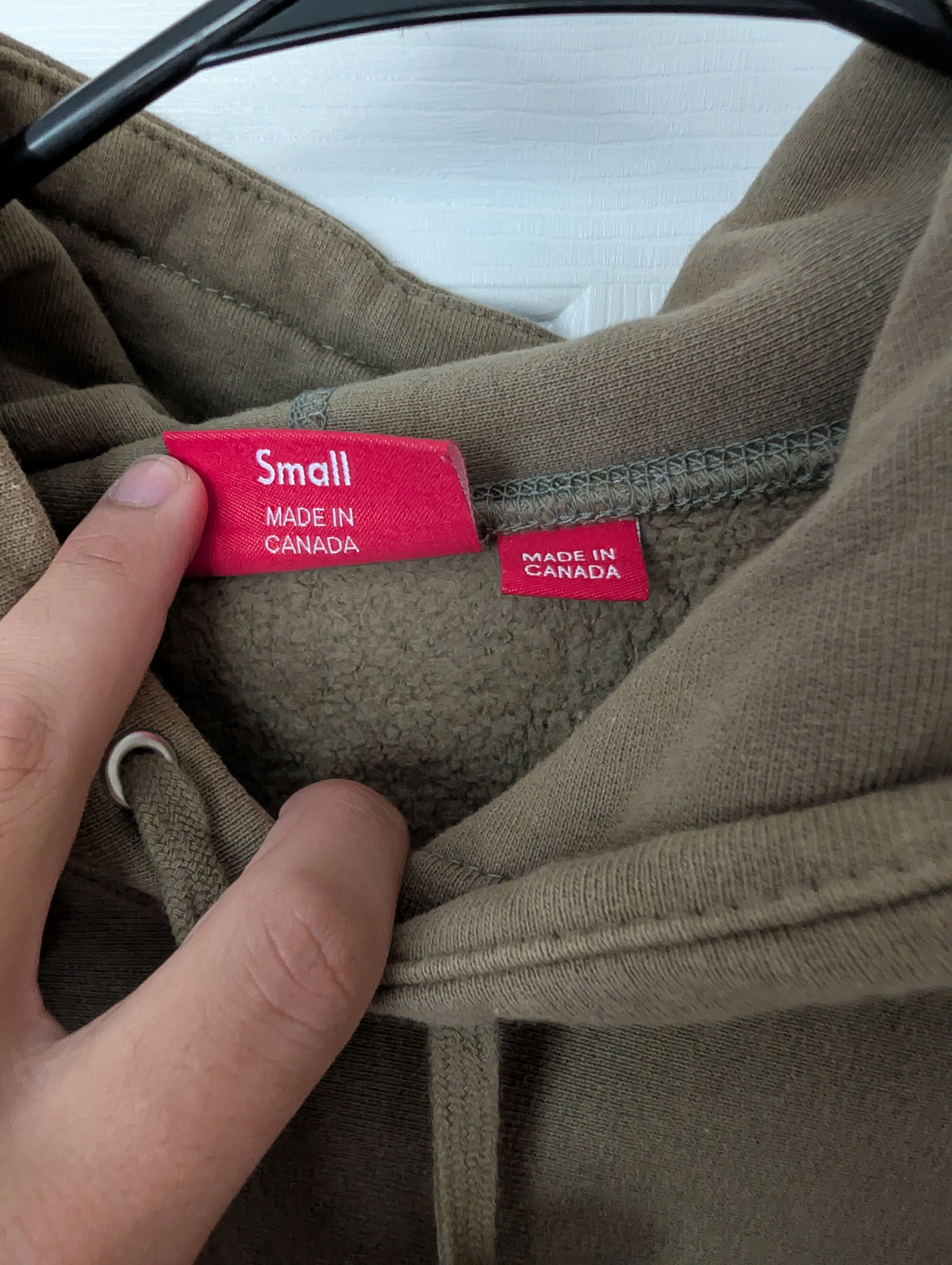 Supreme 2016 Supreme Olive Mini Small Box Logo Hoodie Size US S / EU 44-46 / 1 - 3 Thumbnail