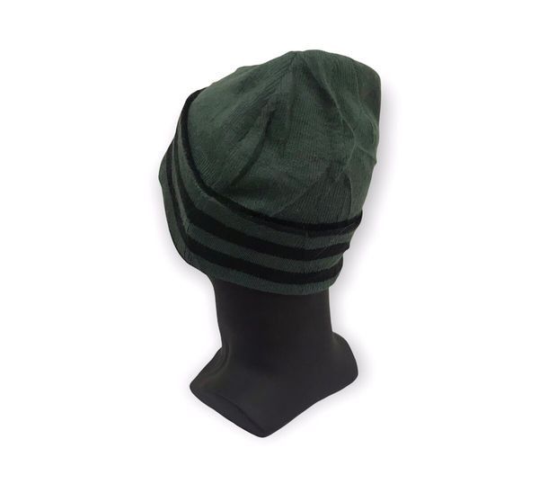 Nike Vintage Nike Stripe Beanie Hat Size ONE SIZE - 3 Thumbnail