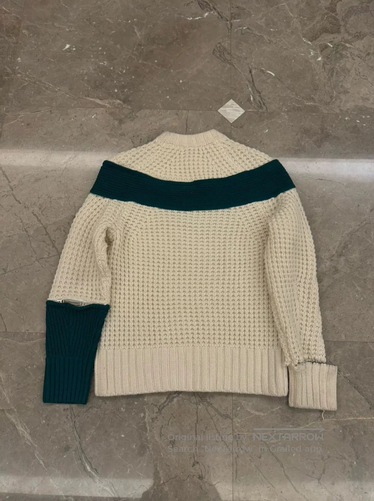 Sacai Sacai Zipper Sweater Knitted Top. Size S / US 4 / IT 40 - 2 Thumbnail