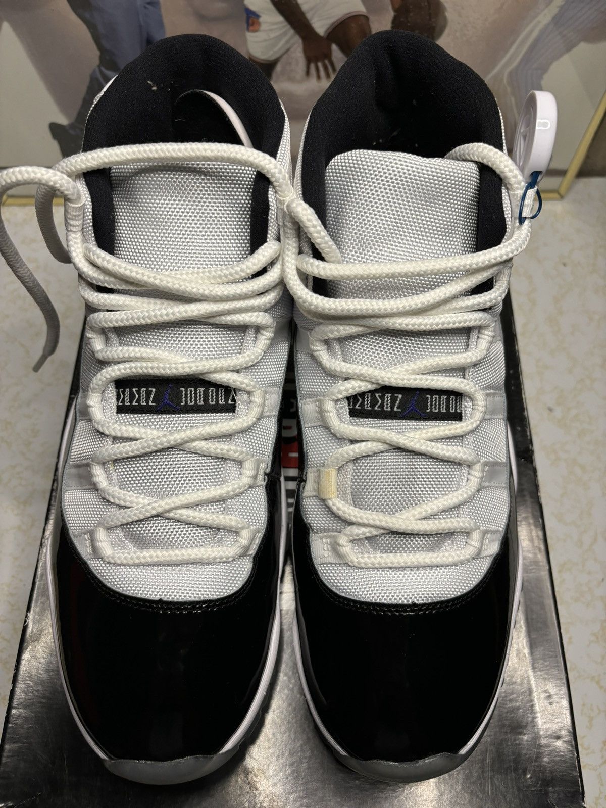 Jordan Brand Air Jordan 11 Retro 2018 Concord 2018 Size US 11 / EU 44 - 2 Thumbnail