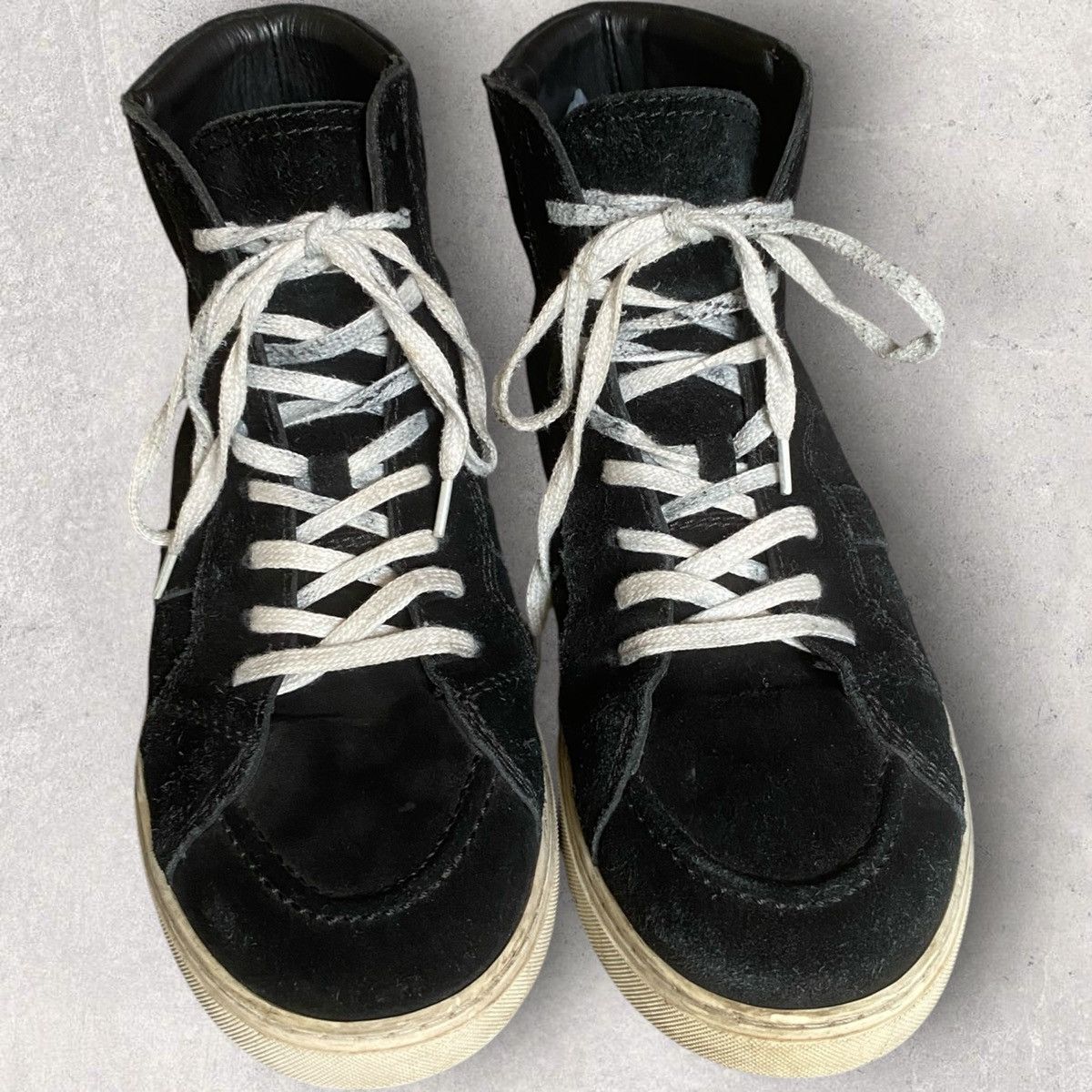 Saint Laurent Paris SLP Black Suede Joe Mid Top Size US 9 / EU 42 - 4 Thumbnail