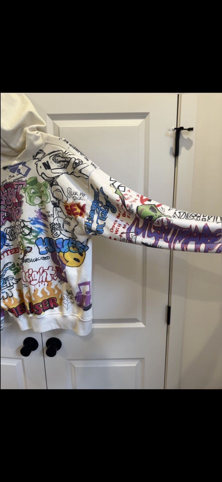 Other Graffiti Semi Cropped Hoodie Size US M / EU 48-50 / 2 - 4 Thumbnail