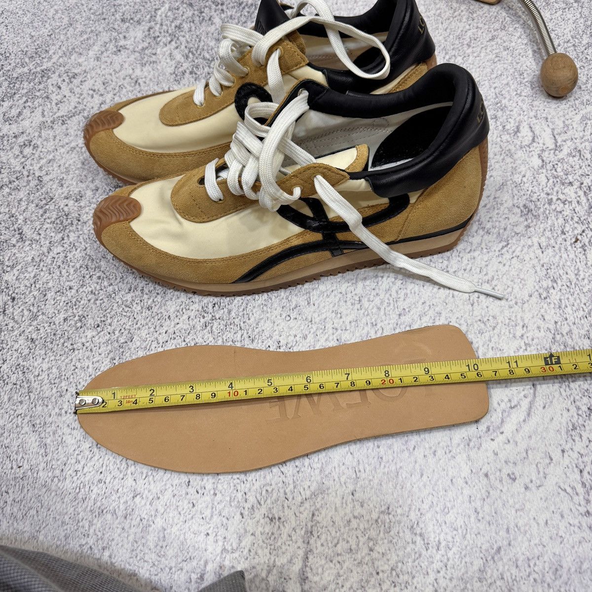 Loewe Loewe Flow Runner Honey Tan Suede Leather Sneakers US10 UK7 Size US 10 / IT 40 - 18 Thumbnail