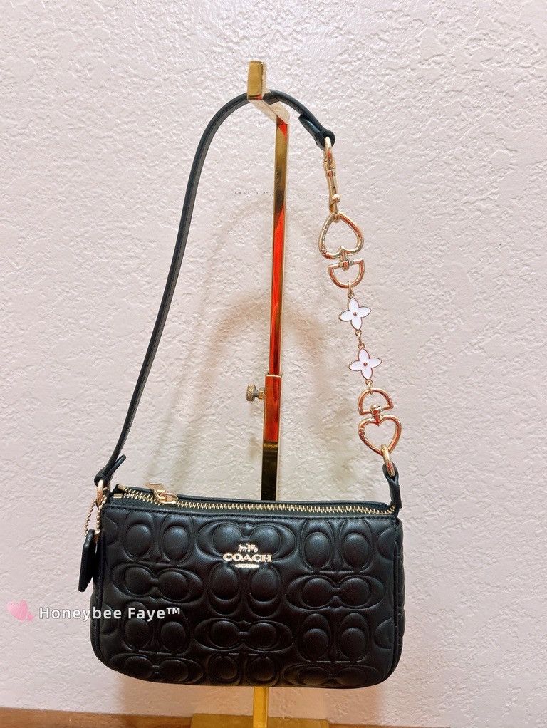 Coach NWT Coach Nolita 19 In Signature Canvas cz456 Walnut/Black Size ONE SIZE - 4 Thumbnail