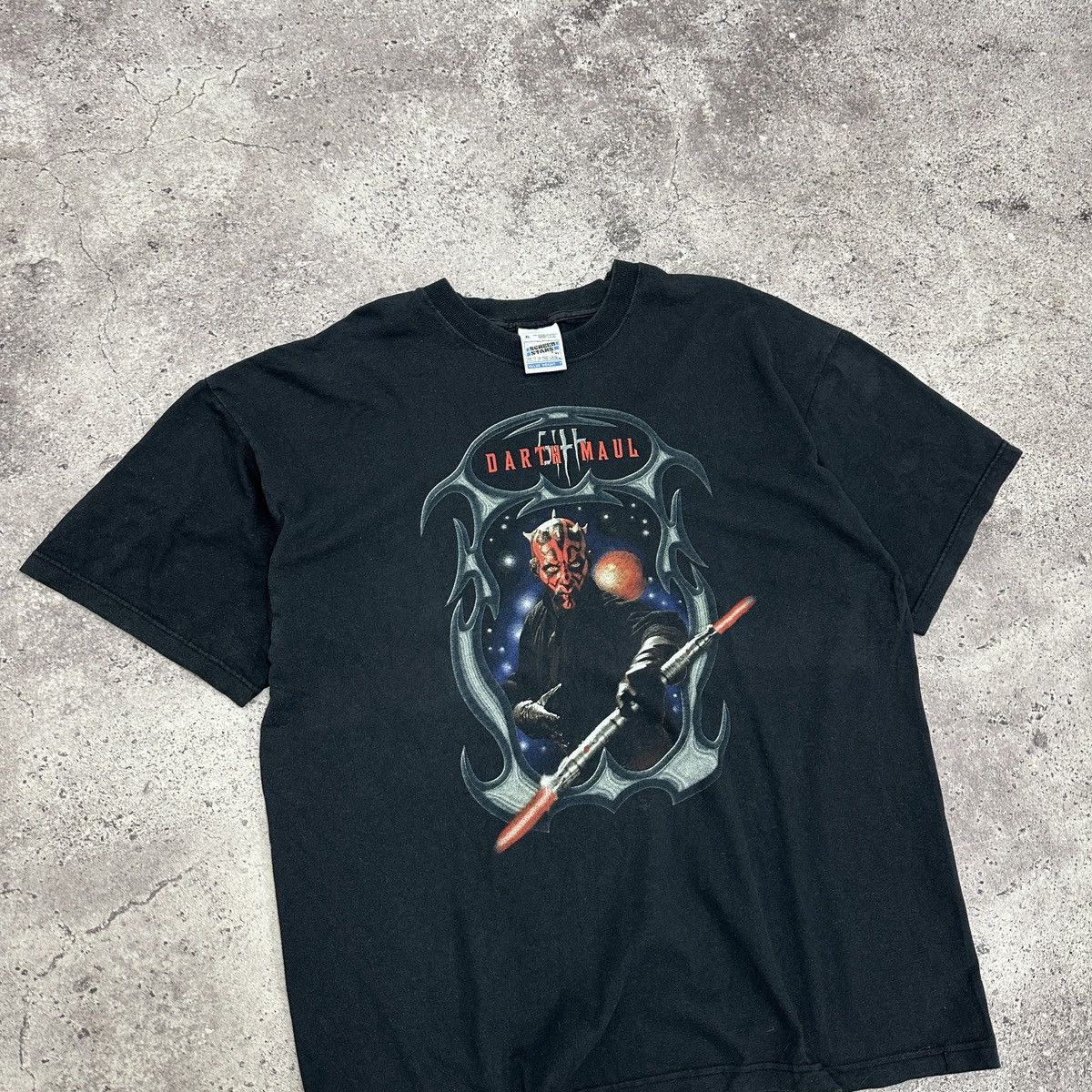 Star Wars Vintage 90s Star Wars Darth Maul tee Screen Stars y2k Film Size US XL / EU 56 / 4 - 4 Thumbnail