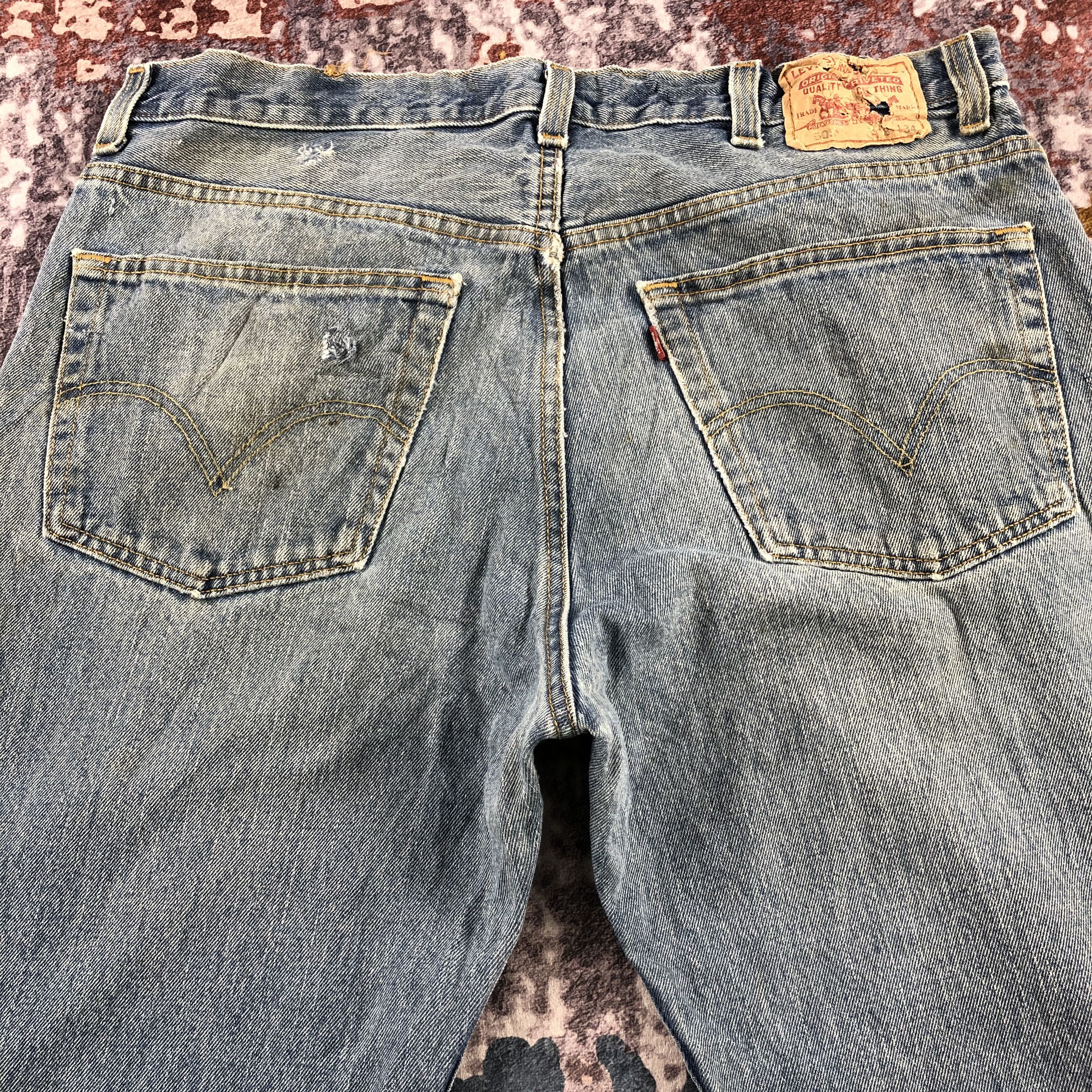Levi's × Vintage Vintage Blue Wash Levis 505 Jeans-JM3011 Size US 39 - 5 Thumbnail