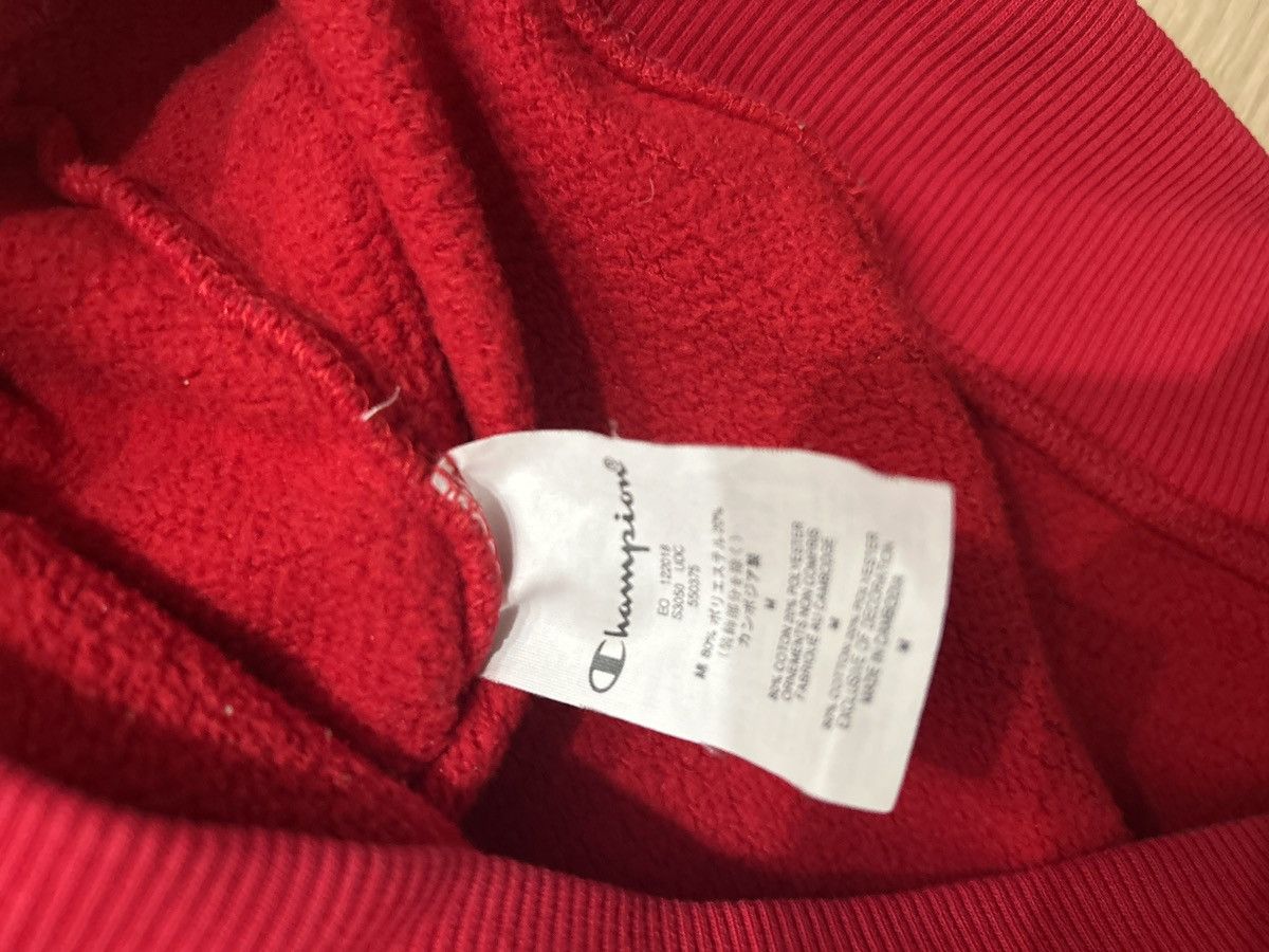 Champion × Supreme Supreme x Champion Streetwear 19/20 F/W 2010s Red Hoodie Size US M / EU 48-50 / 2 - 6 Thumbnail