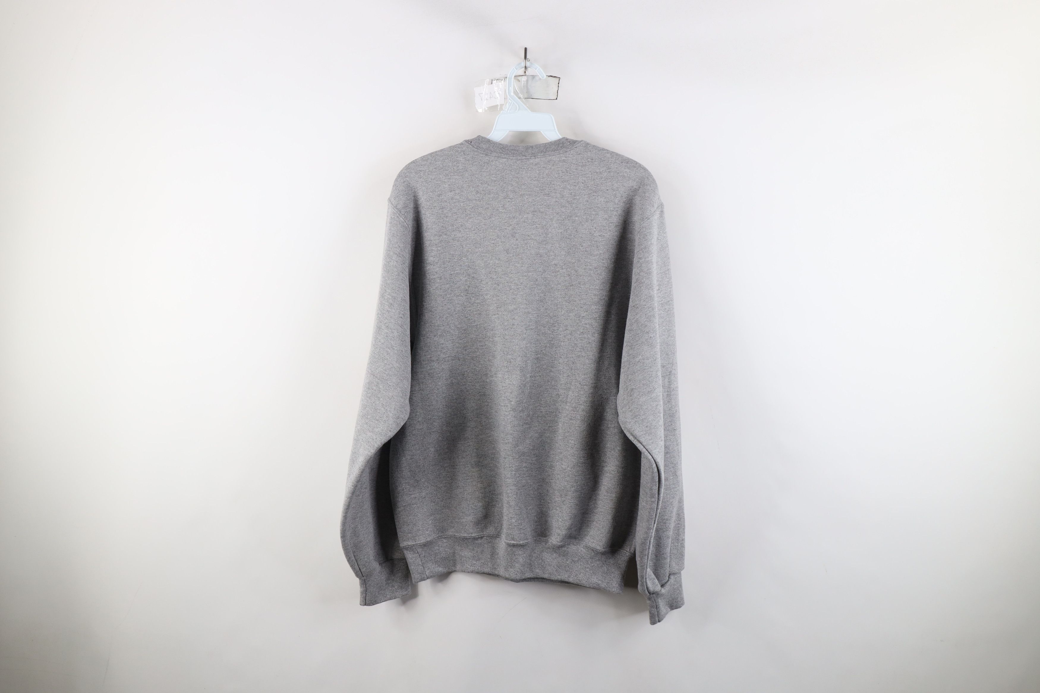 Vintage Vintage 90s Streetwear Crewneck Sweatshirt Heather Gray Size US S / EU 44-46 / 1 - 10 Thumbnail