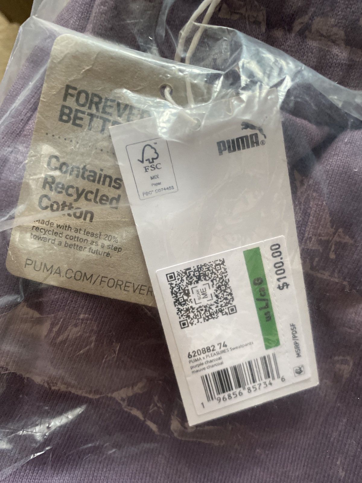 Pleasures × Puma Pleasures x Puma Sweatpants Size US 30 / EU 46 - 8 Thumbnail
